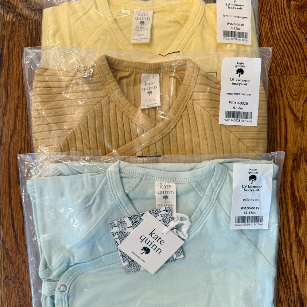 Kate Quinn Baby Bodysuit Trio